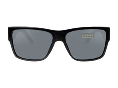 Versace 59 Sunglasses For Women In Black