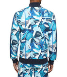 Bikkembergs Mens Track Jacket In Blue