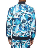 Bikkembergs Mens Track Jacket In Blue