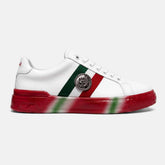Vialli Mens Rubai Sneakers In White Multi