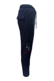 Vialli Mens Jakarad Track Pants In Navy