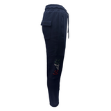 Vialli Mens Jakarad Track Pants In Navy