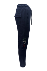 Vialli Mens Jakarad Track Pants In Navy