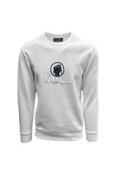 Vialli Mens Galliano White Sweatshirt