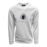 Vialli Mens Galliano White Sweatshirt