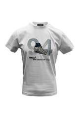 Vialli Mens Laftar T-Shirt In White