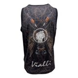 Vialli Mens Lelak Tank Top In Black