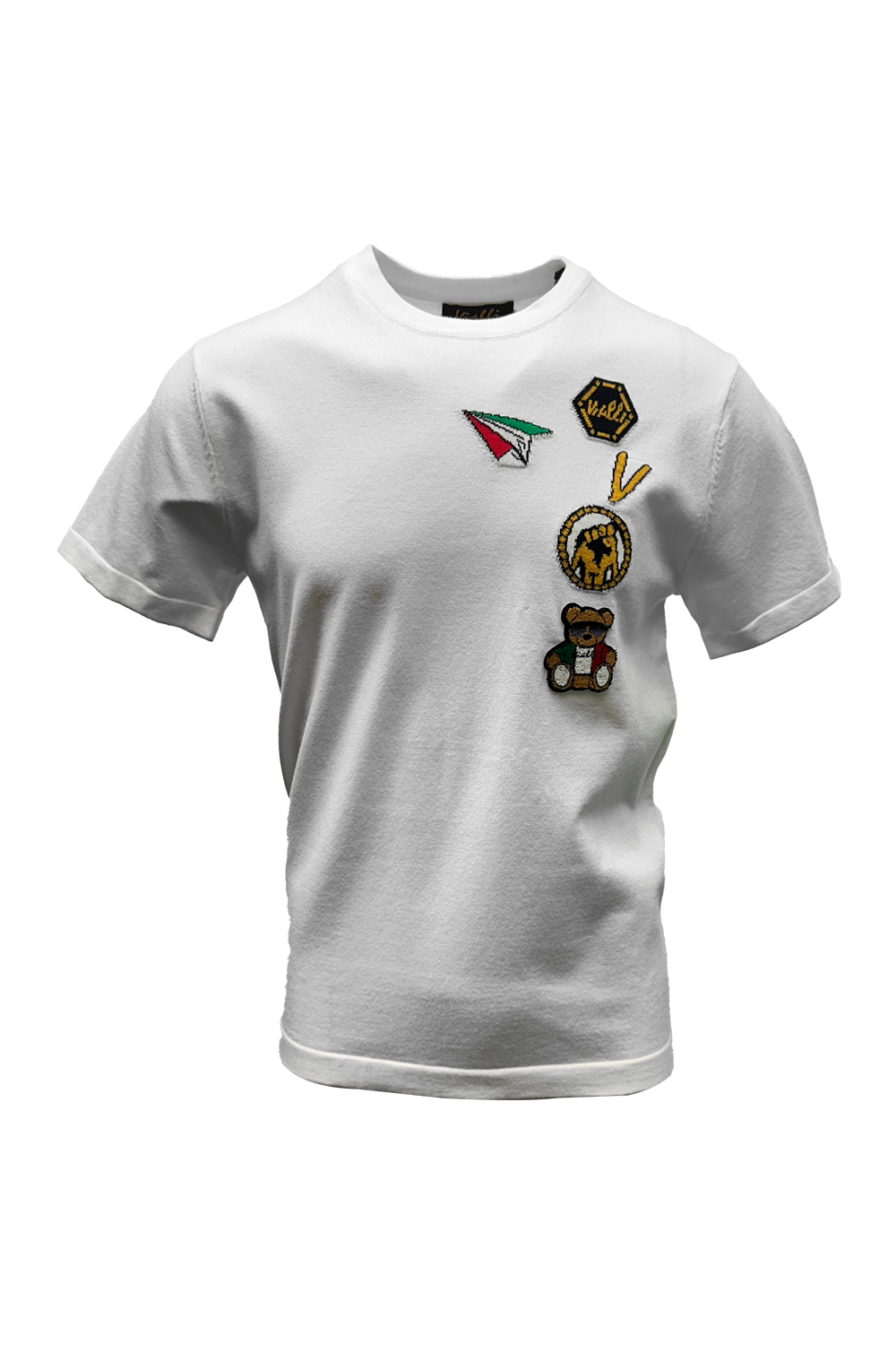 Vialli Mens White Kruch T-Shirt – Sedgars SA