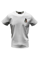 Vialli Mens Kargo T-Shirt In White