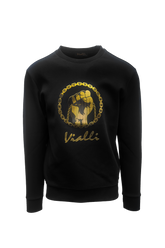 Vialli Mens Malaga Sweatshirt In Black