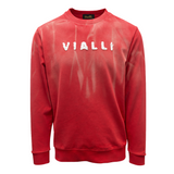 Vialli Mens Maple Sweatshirt In Red