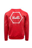 Vialli Mens Maple Sweatshirt In Red