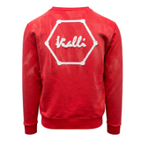 Vialli Mens Maple Sweatshirt In Red