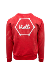 Vialli Mens Maple Sweatshirt In Red