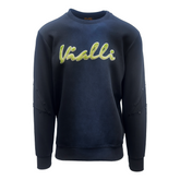 Vialli Mens Millions Sweatshirt In Blue Black