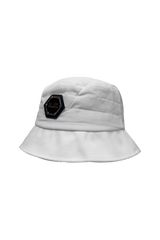 Vialli Mens Intel Bucket Hat In White