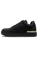 Vialli Mens Black/Gold Sylla Sneaker