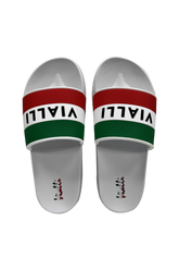 Vialli Mens Khing Sandals In White