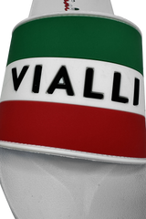 Vialli Mens Khing Sandals In White