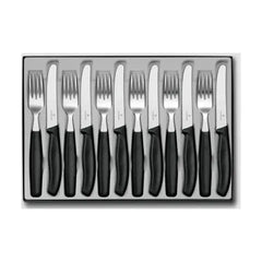 Victorinox Classic 12 Piece Steak Set G/Bx Rnd In Neutral