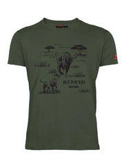 Sniper Ov Mens Vintage Tshirt Olive