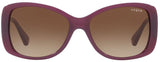 Vogue Brown Lens Sunglasses For Women In Purple