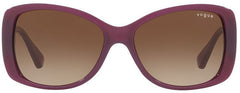 Vogue Brown Lens Sunglasses For Women In Purple
