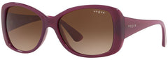 Vogue Brown Lens Sunglasses For Women In Purple