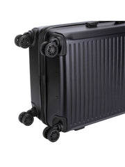 Voyager Mahe Medium 4 Wheel Trolley Case Black