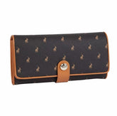 Polo New Iconic Clutch Purse In Brown