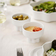 Carrol Boyes Small Footed Bowl Set Of 2-Wavy