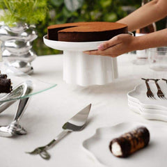 Carrol Boyes Large Footed Bowl-Wavy