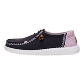Hey Dude Womens Wendy Boho Butterfly Shoes In Black/Purple