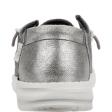 Hey Dude Womens Wendy Metallic Sparkle Shoes In Charcoal