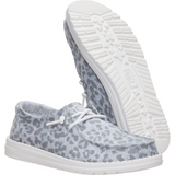 Hey Dude Womens Wendy Stretch jersey Shoes In Light Grey