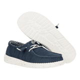 Hey Dude Womens Wendy Stretch Sox Shoes in Navy