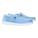 Hey Dude Ladies Wendy Stretch Sox Shoes In Blue