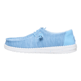 Hey Dude Ladies Wendy Stretch Sox Shoes In Blue