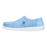 Hey Dude Ladies Wendy Stretch Sox Shoes In Blue