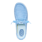 Hey Dude Ladies Wendy Stretch Sox Shoes In Blue