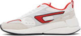 Diesel Mens Serendipity Sport Sneakers In White & Red