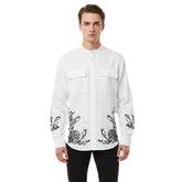 John Richmond Mens Babel Shirt In White