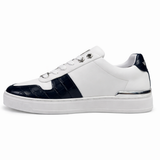 Vialli Mens Bayda Sneaker In White And Navy
