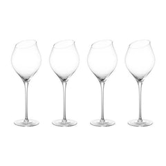 White Wine Glass Set Of 4- Sway
