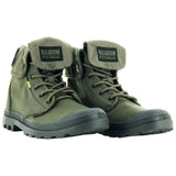 Palladium Unisex Pampa Baggy Supply Shoes In Olive Night