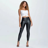Freddy Jeans Ladies High Waist 7/8 Pants In Black