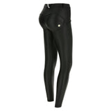 Freddy Jeans Ladies Regular Waist Eco Pants In Black