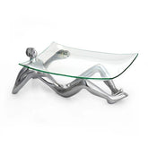 Glass Platter+Stand On Show