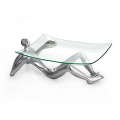 Glass Platter+Stand On Show