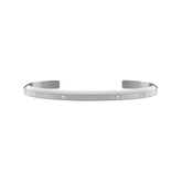 Daniel Wellington Womens Small Classic Lumine Cuff Bracelet In Silver